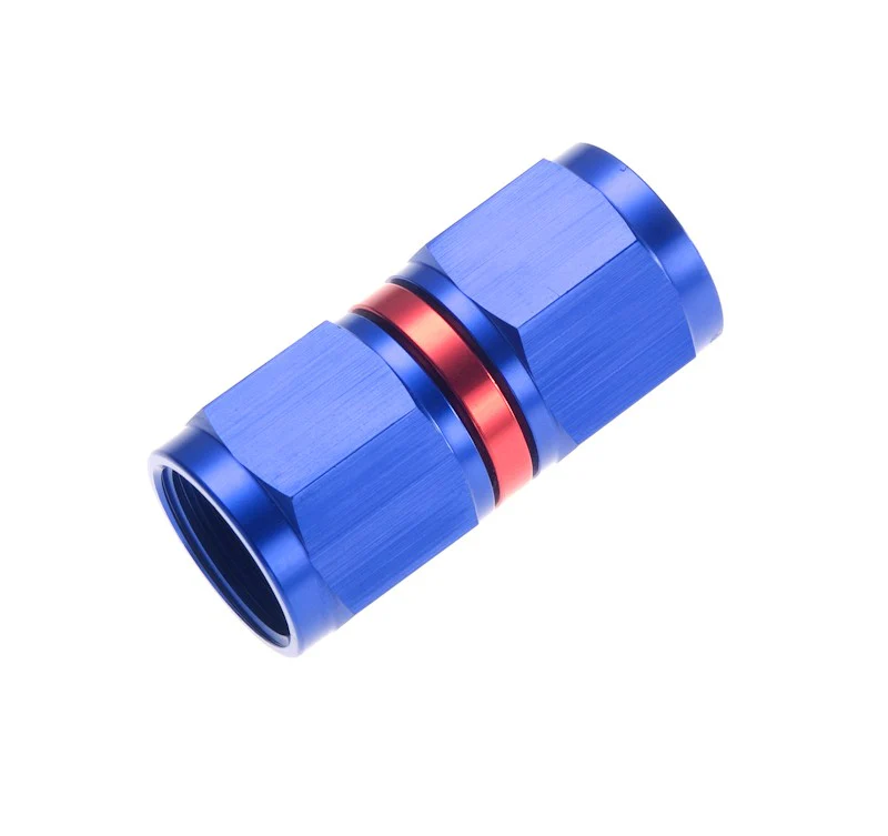 Redhorse Performance 8100-08-1 AN Female to AN Female Swivel Coupler, -8 Straight, Blue