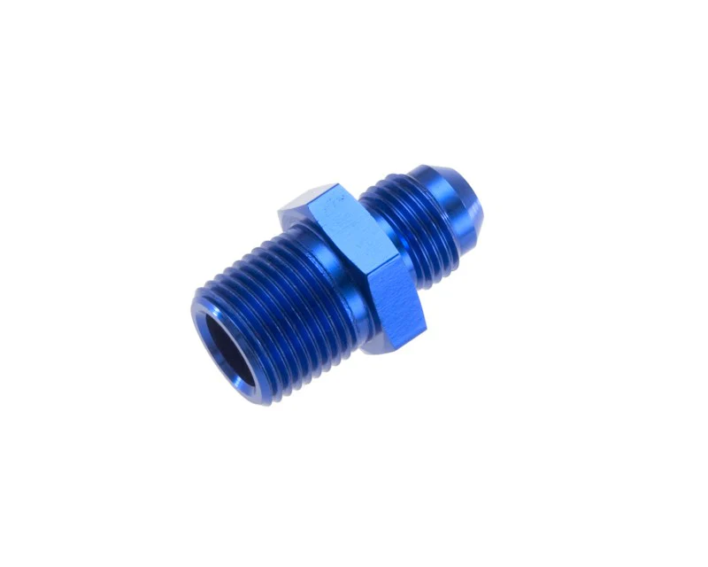 Redhorse Performance 816-08-06-1 AN Male to NPT Male Adapter, -8 Straight to 3/8", Blue