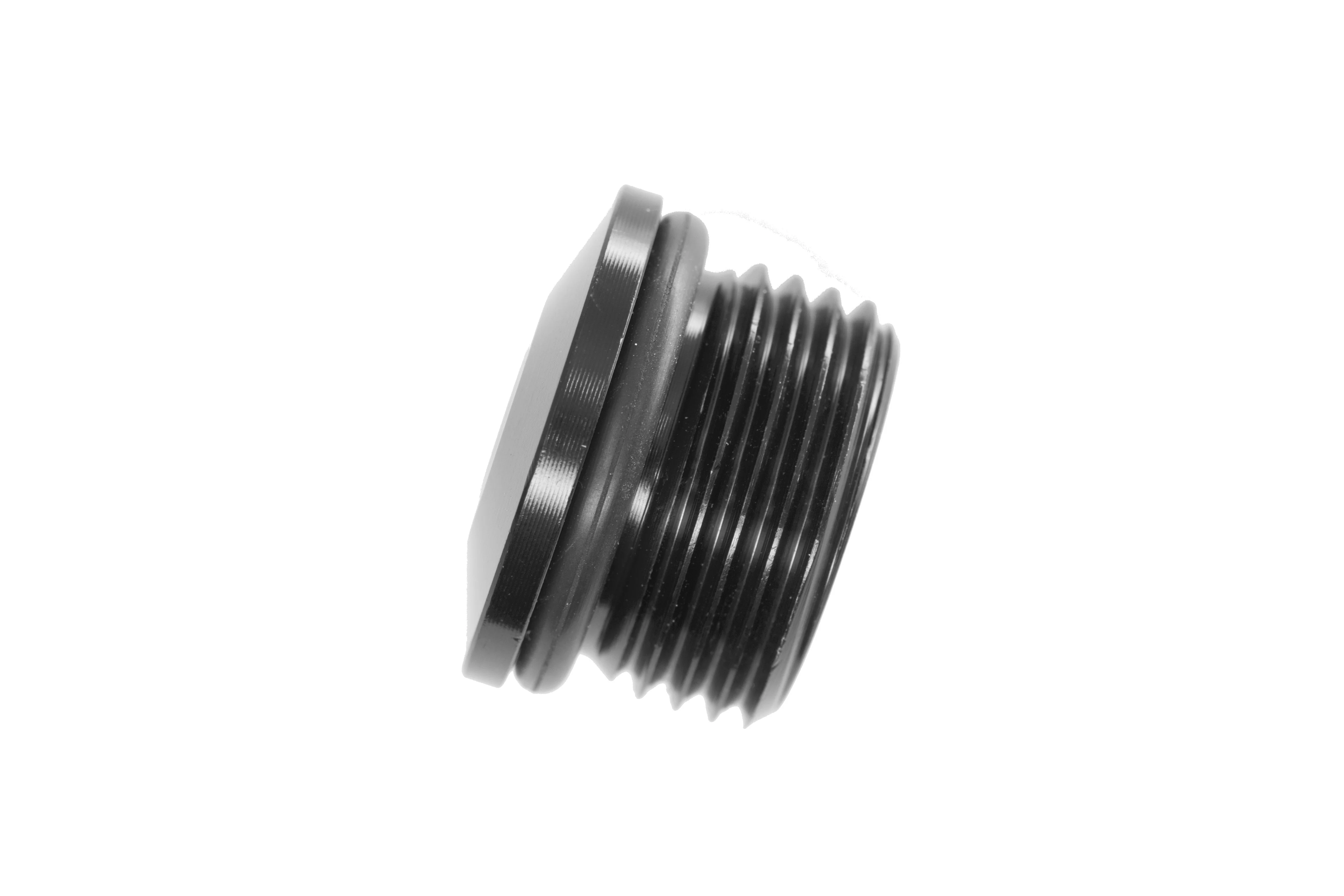 Redhorse Performance 8814-04-2 Low Profile ORB Port Plug, -4, Black