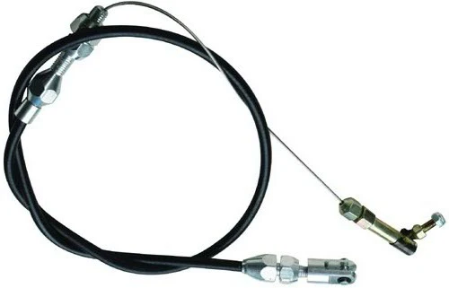 RPC R2334 24In Black Throttle Cab Le Braided Stainless
