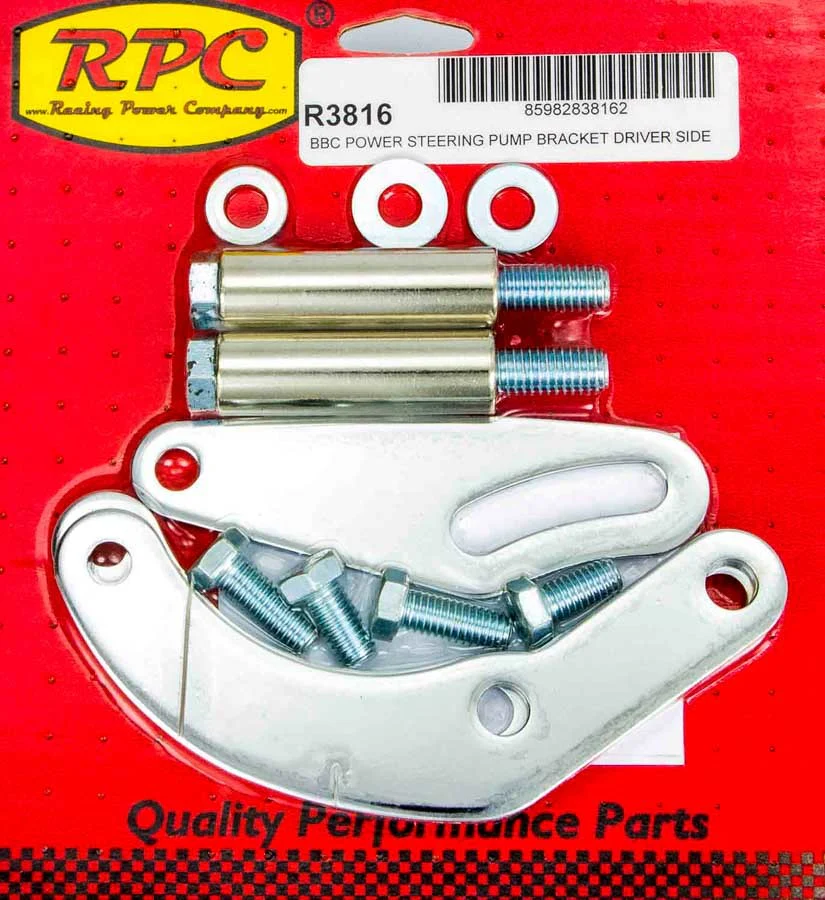 RPC R3816 Bbc Saginaw Power Steer Bracket Swp Chrome