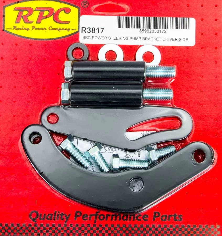 RPC R3817 Bbc Saginaw Power Steer Bracket Swp Black