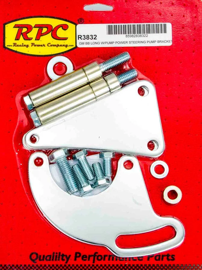RPC R3832 Bbc Saginaw Power Steer Bracket Lwp Chrome