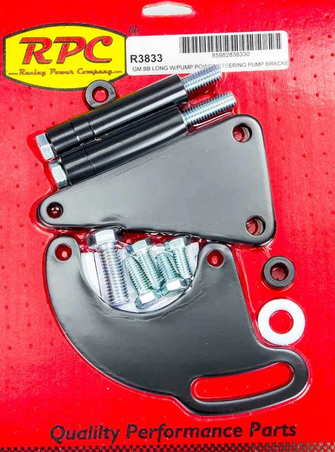 RPC R3833 Bbc Saginaw Power Steer Bracket Lwp Black