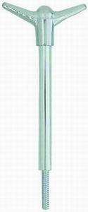 RPC R4137 Valve Cover T-Bars, 1/4 In.-20 X 1.000 In., Steel, Chrome, Set Of 4
