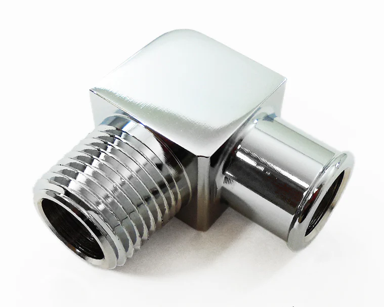 RPC R4529 90 Deg Alum Fitting 3/4 X 1/2In- Chrome