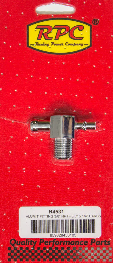 RPC R4531 T Fitting 1/2In Aluminum Chrome