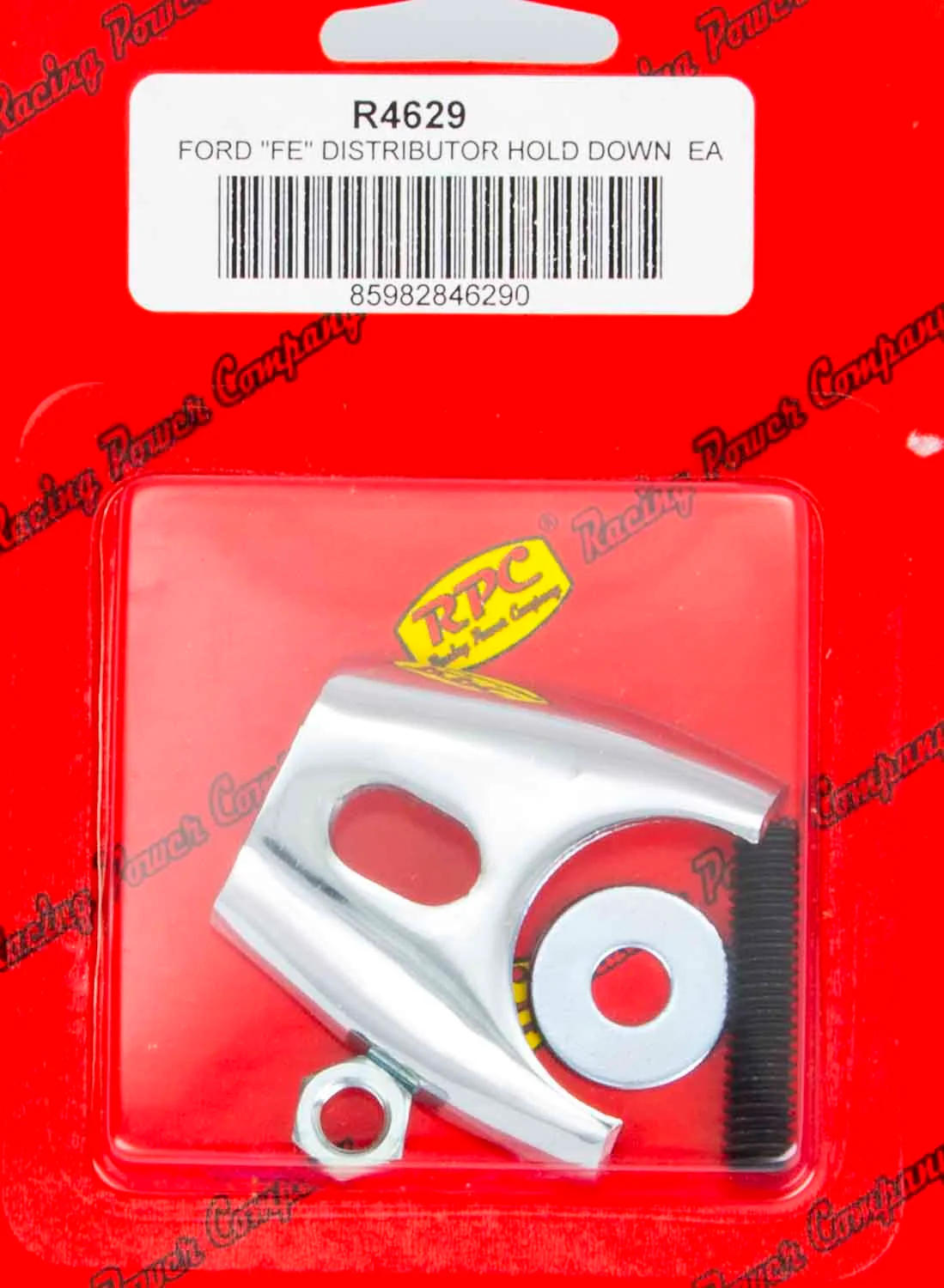RPC R4629 Ford Fe Comp Style Distributor Clamp Chrome