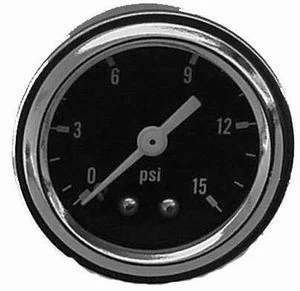RPC R5715 Fuel Pressure Gauge 0-15 Psi