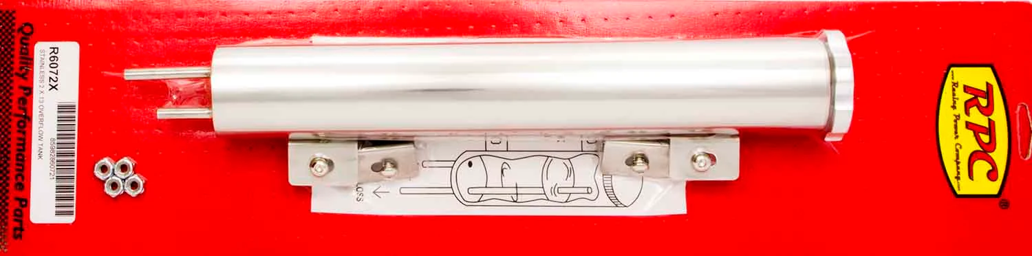 RPC R6072X 13In Polished Stainless Overflow Tank