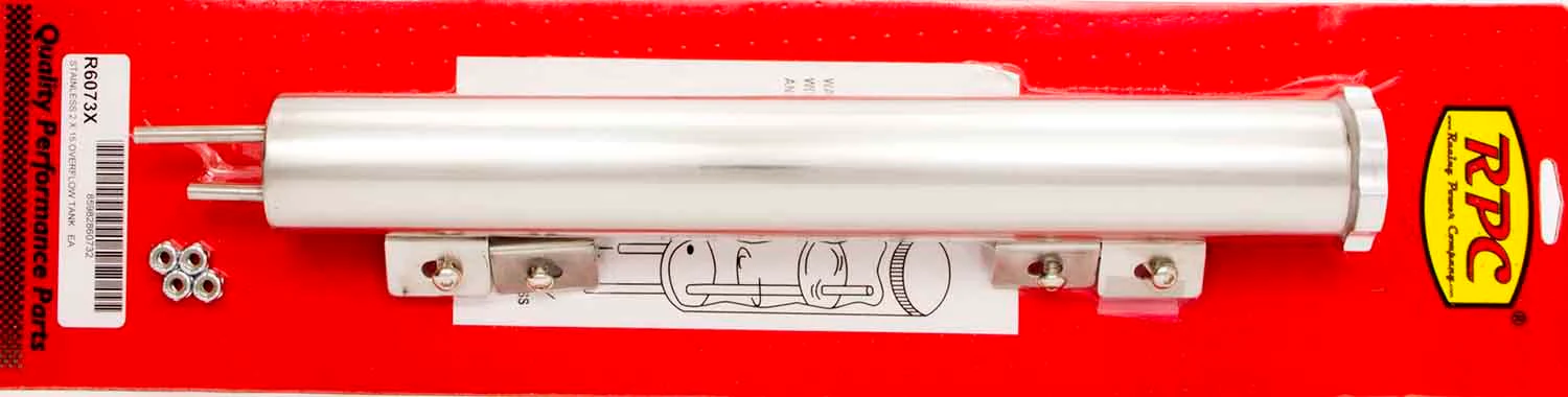 RPC R6073X 15In Polished Stainless Overflow Tank