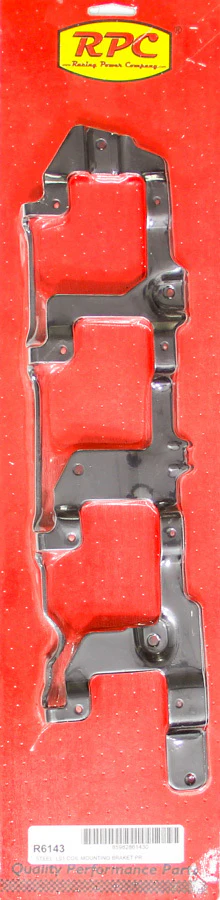 RPC R6143 Ls Coil Mounting Bracket Pair Black Steel