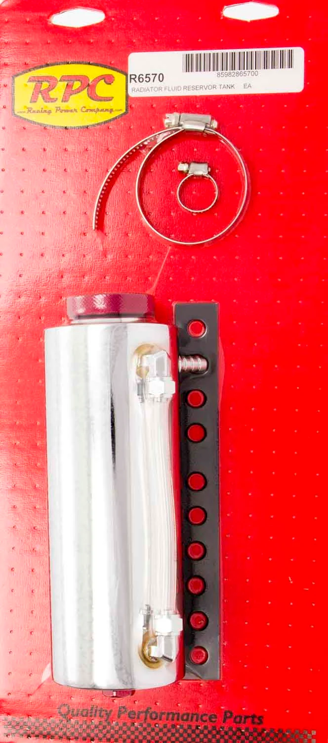 RPC R6570 Chrome Radiator Fluid Reservor Tank