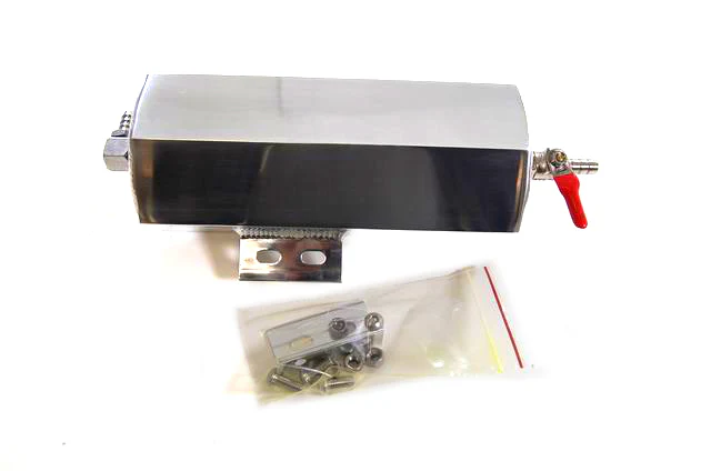 RPC R6572 Alum 3X8 Hexagon Overfl Ow Tank W/ Mount - Pol