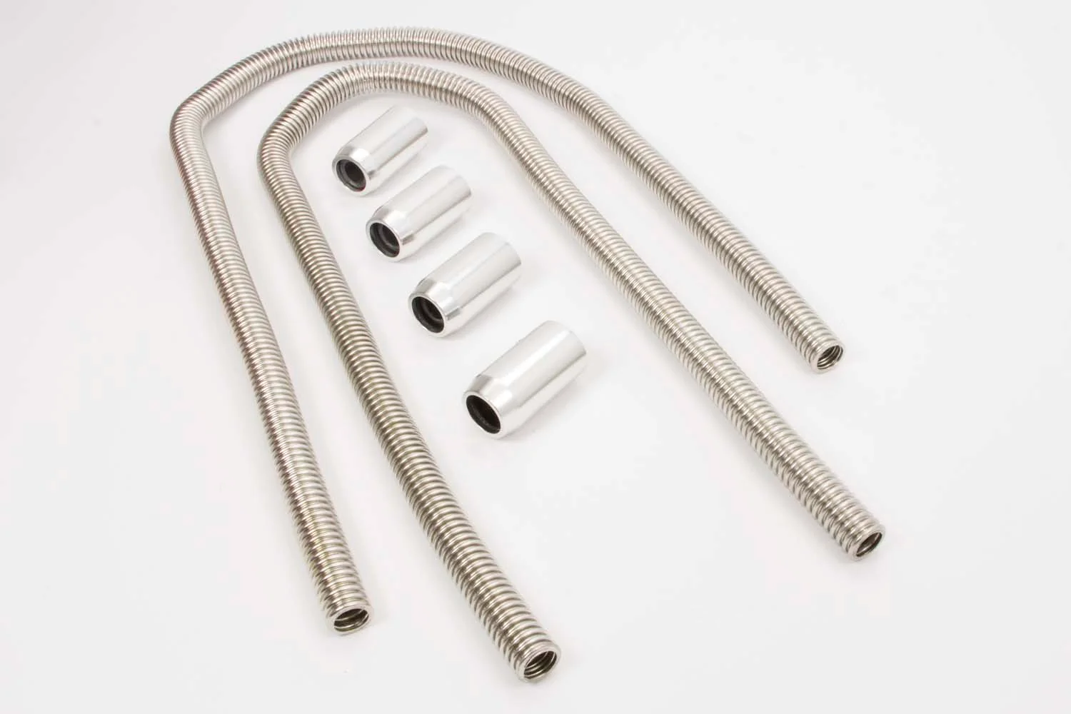 RPC R7313 2-44In Stainless Heater Hose Kit W/Polished Ends