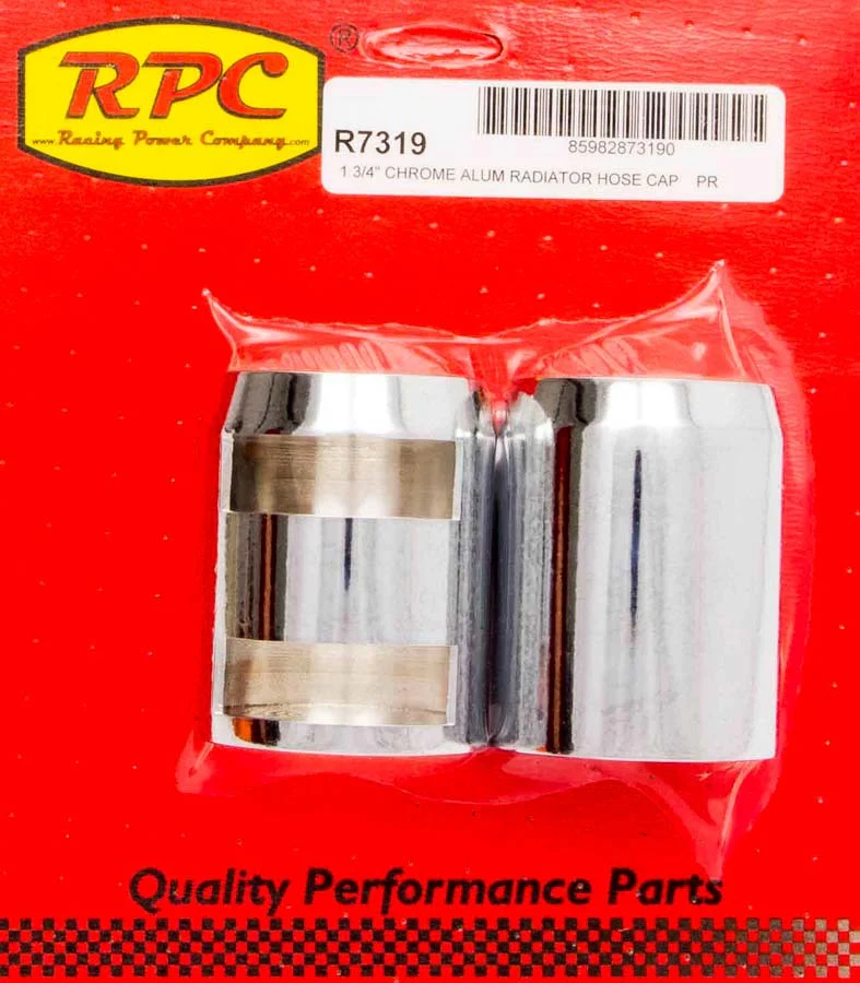 RPC R7319 Chrome Radiator Hose End Pair