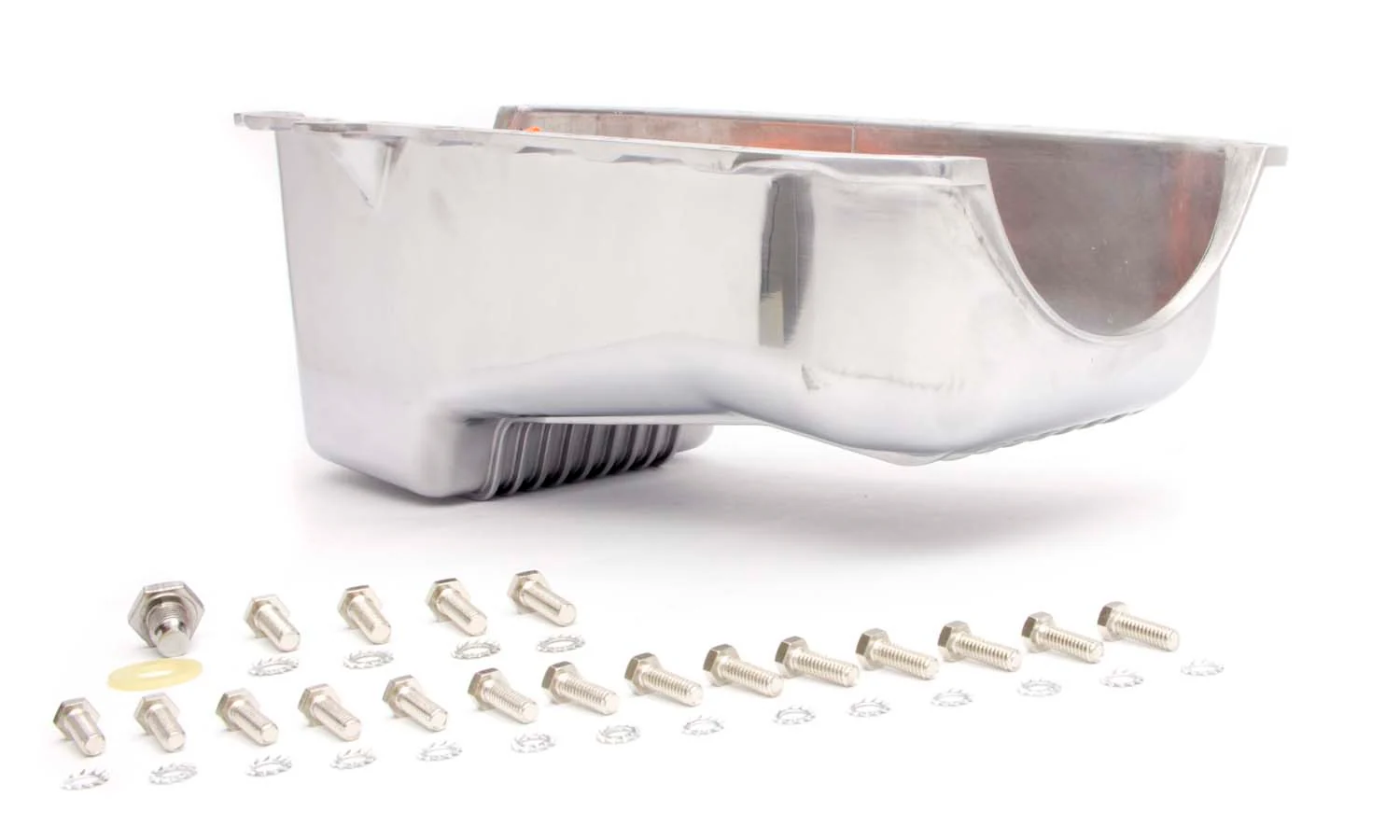 RPC R8444 86- Sbc Alum Stock Oil Pan Polished