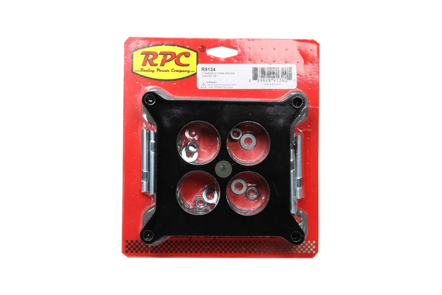 RPC R9134 1In Phenolic Carb Space R- Ported
