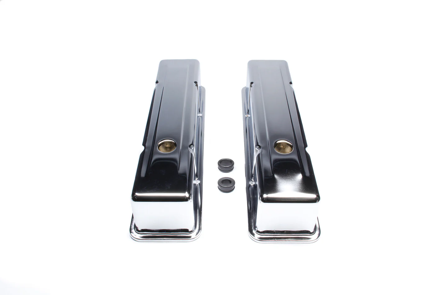 RPC R9215 58-86 Sbc Valve Covers Tall Chrome Steel