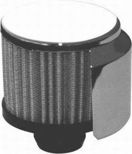RPC R9516 Valve Cover Breather, Push-In, 1.250 In., Steel, Chrome, Each