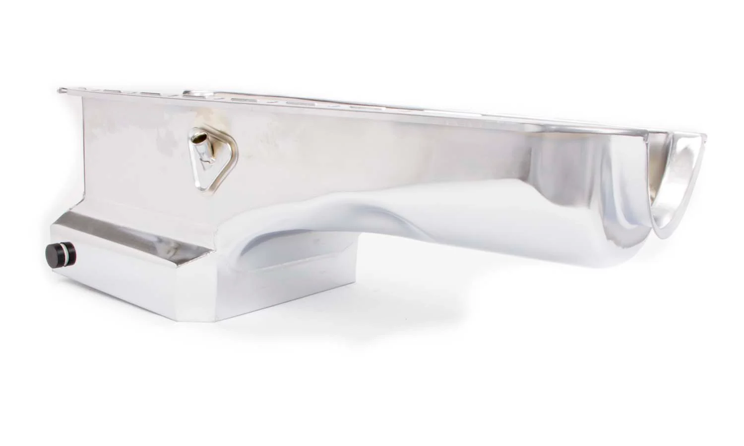 RPC R9728 65-95 Bbc Steel Drag Race Oil Pan Chrome