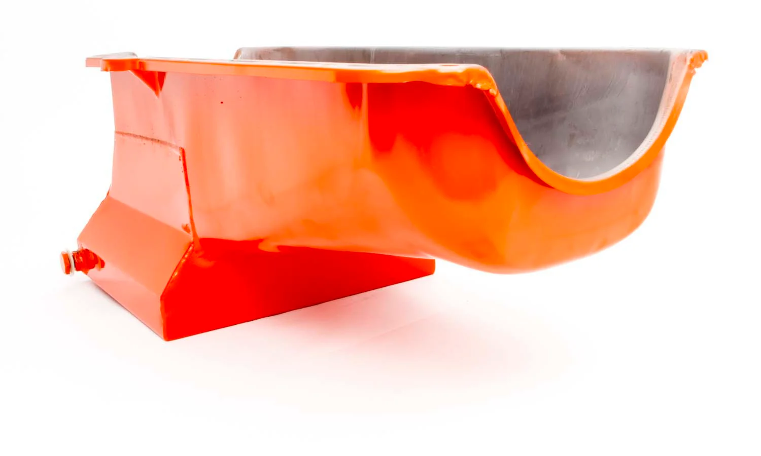 RPC R9731 80-85 Sbc Steel Drag Race Oil Pan Orange