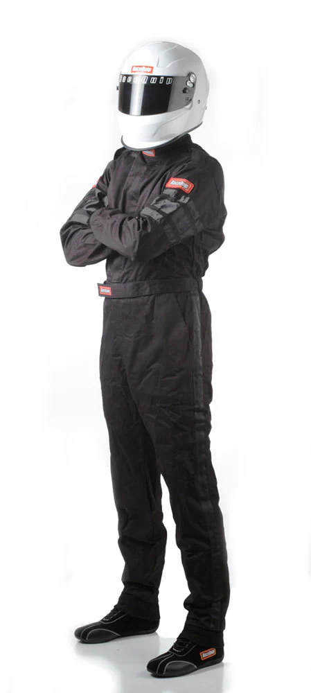Racequip 110003 Black Suit Single Layer Medium