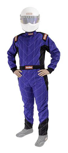 Racequip 130922 Suit Chevron Blue Small SFI-1