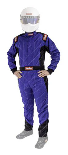 Racequip 130928 Suit Chevron Blue 3X- Large SFI-1