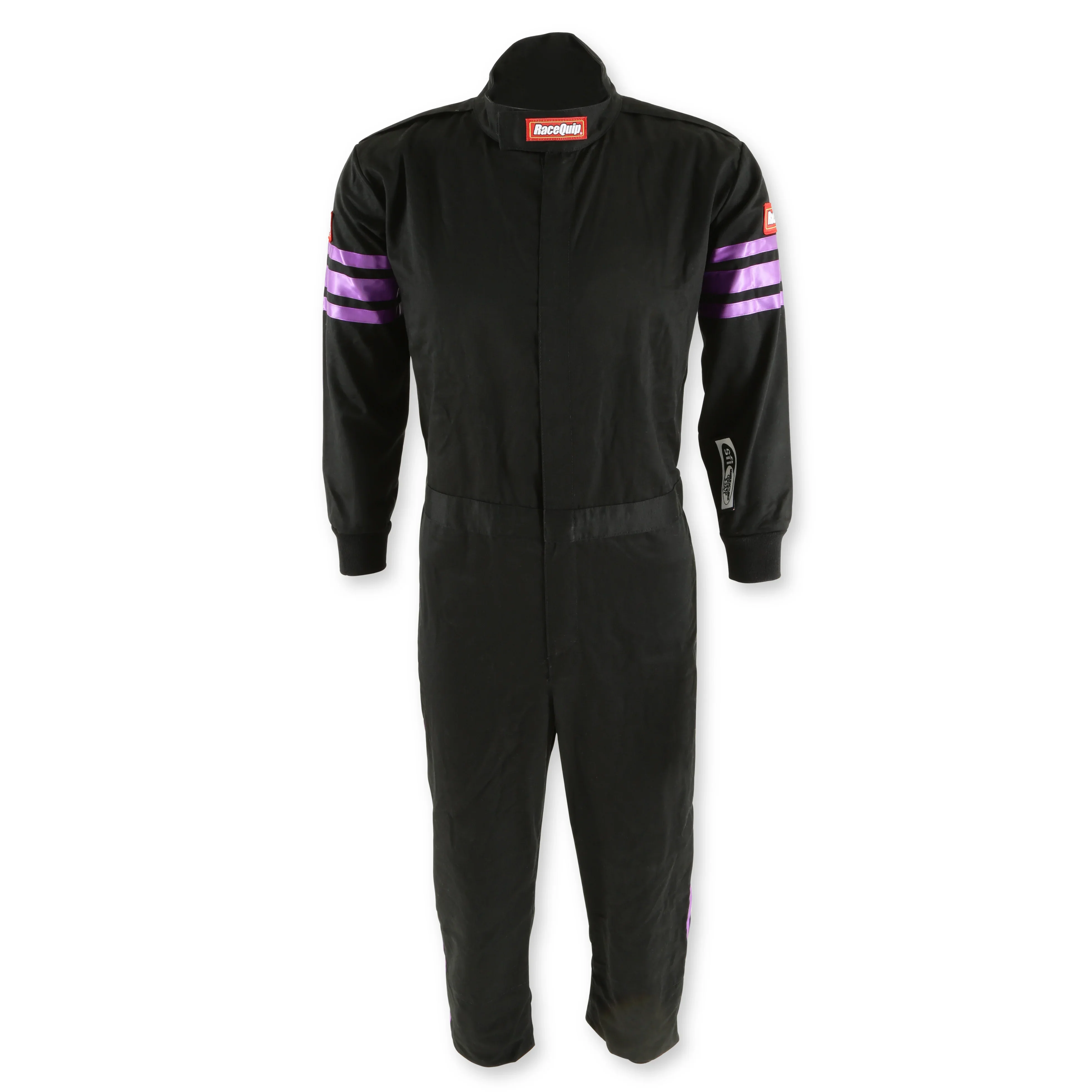 Racequip 1950592 Black Suit Single Layer Kids Small Purple Trim - Image 2