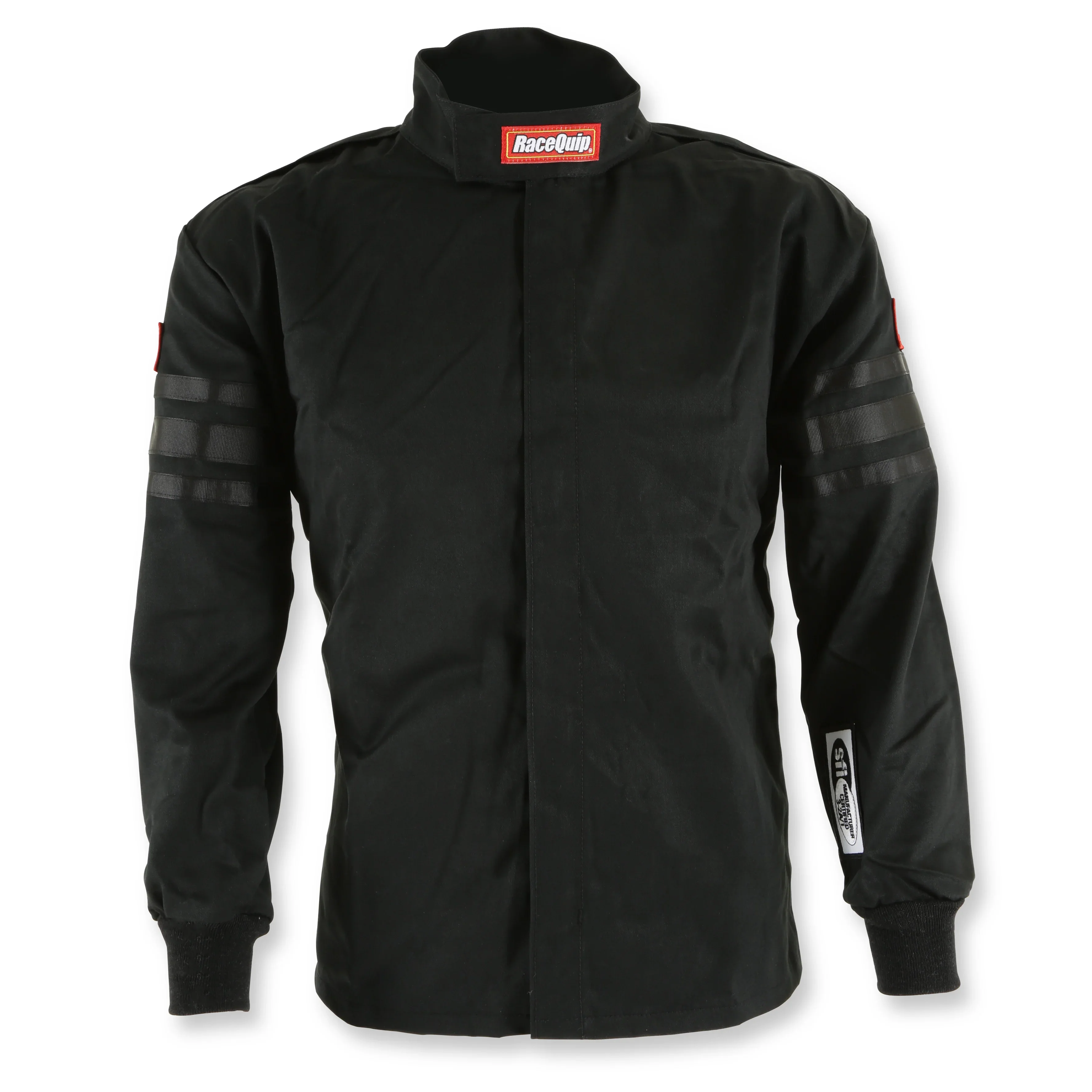 Racequip 1969995 Black Jacket Kids Single Layer Large Black Trim