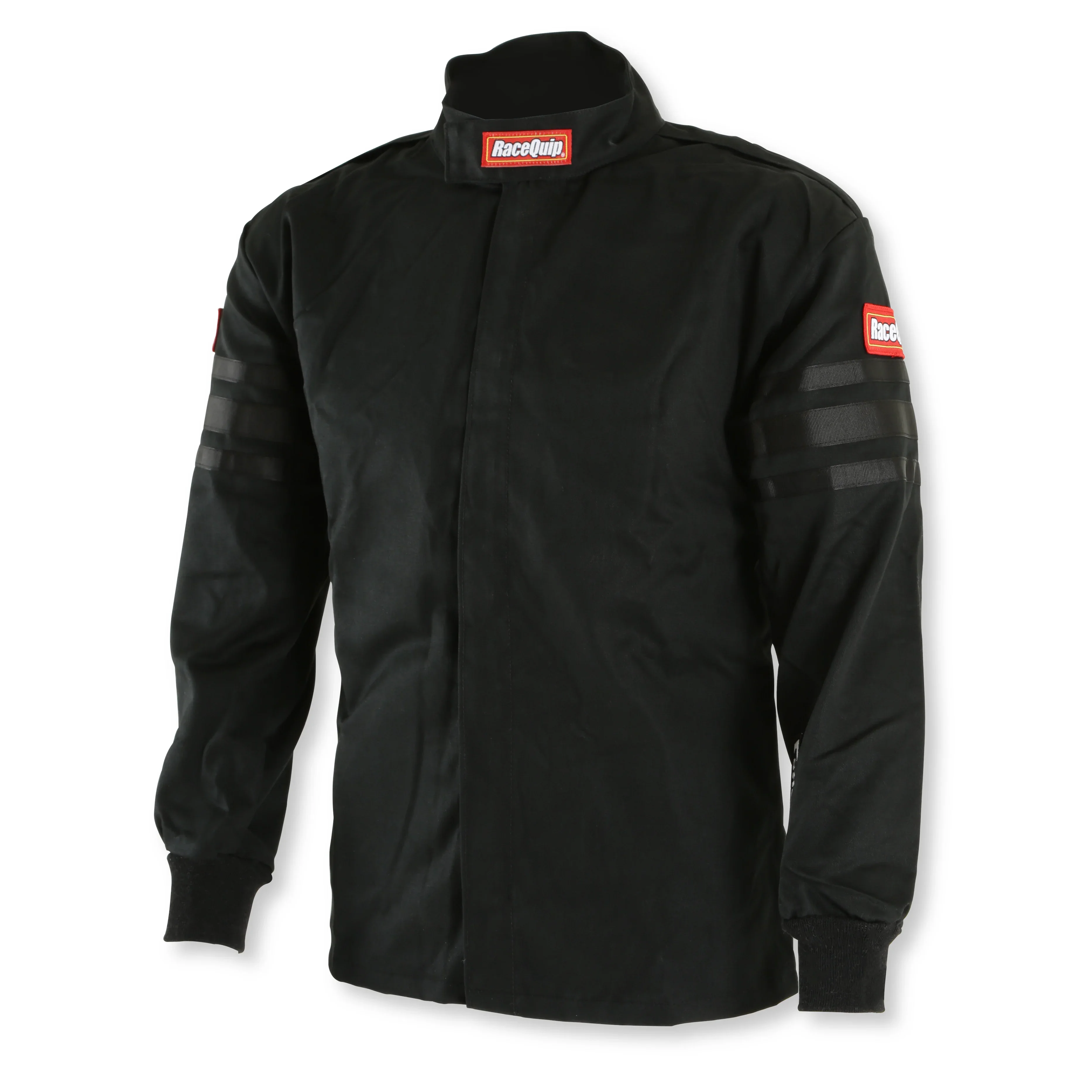 Racequip 1969995 Black Jacket Kids Single Layer Large Black Trim - Image 4