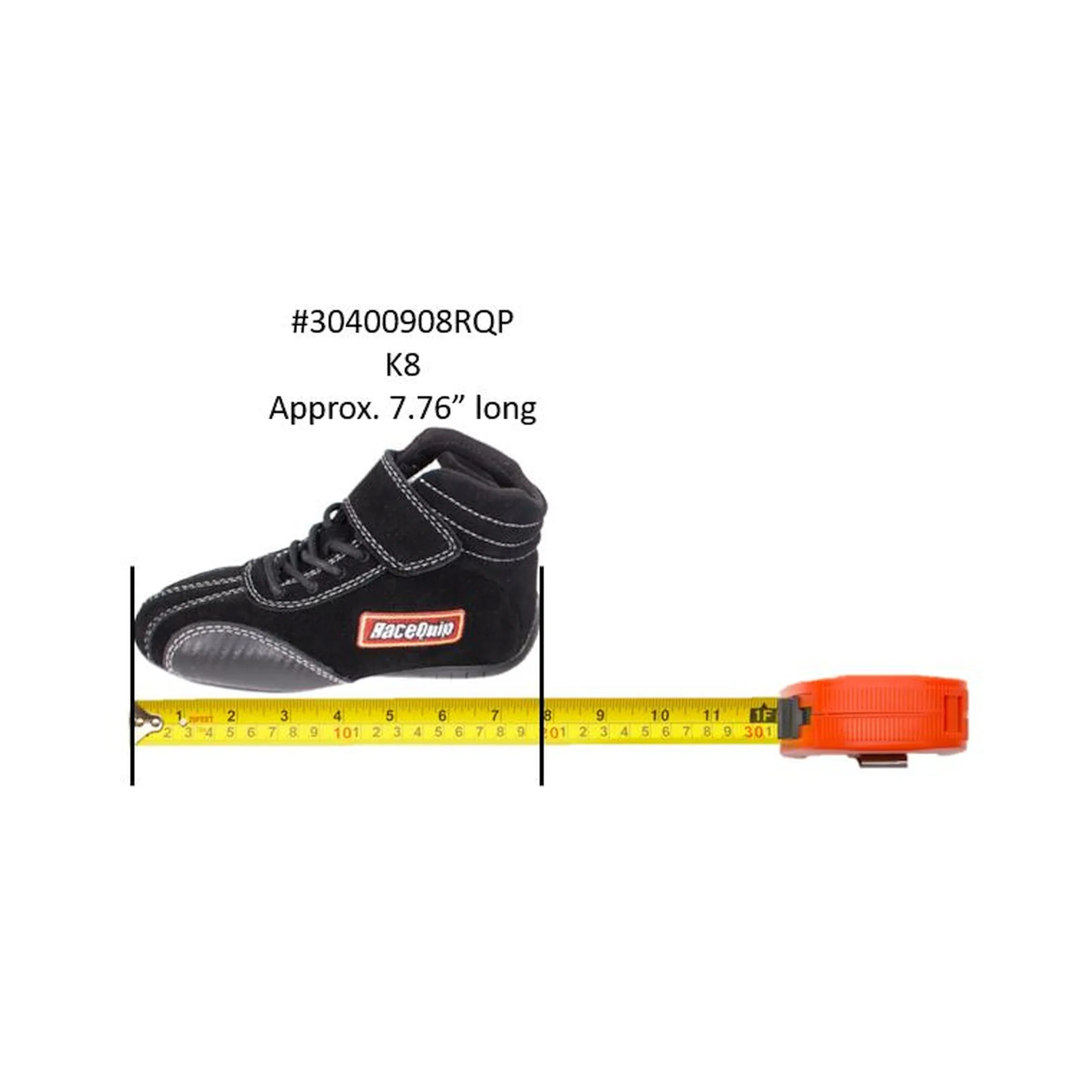 Racequip 30400908RQP Euro Carbon-L Series Youth Racing Shoes - Image 2
