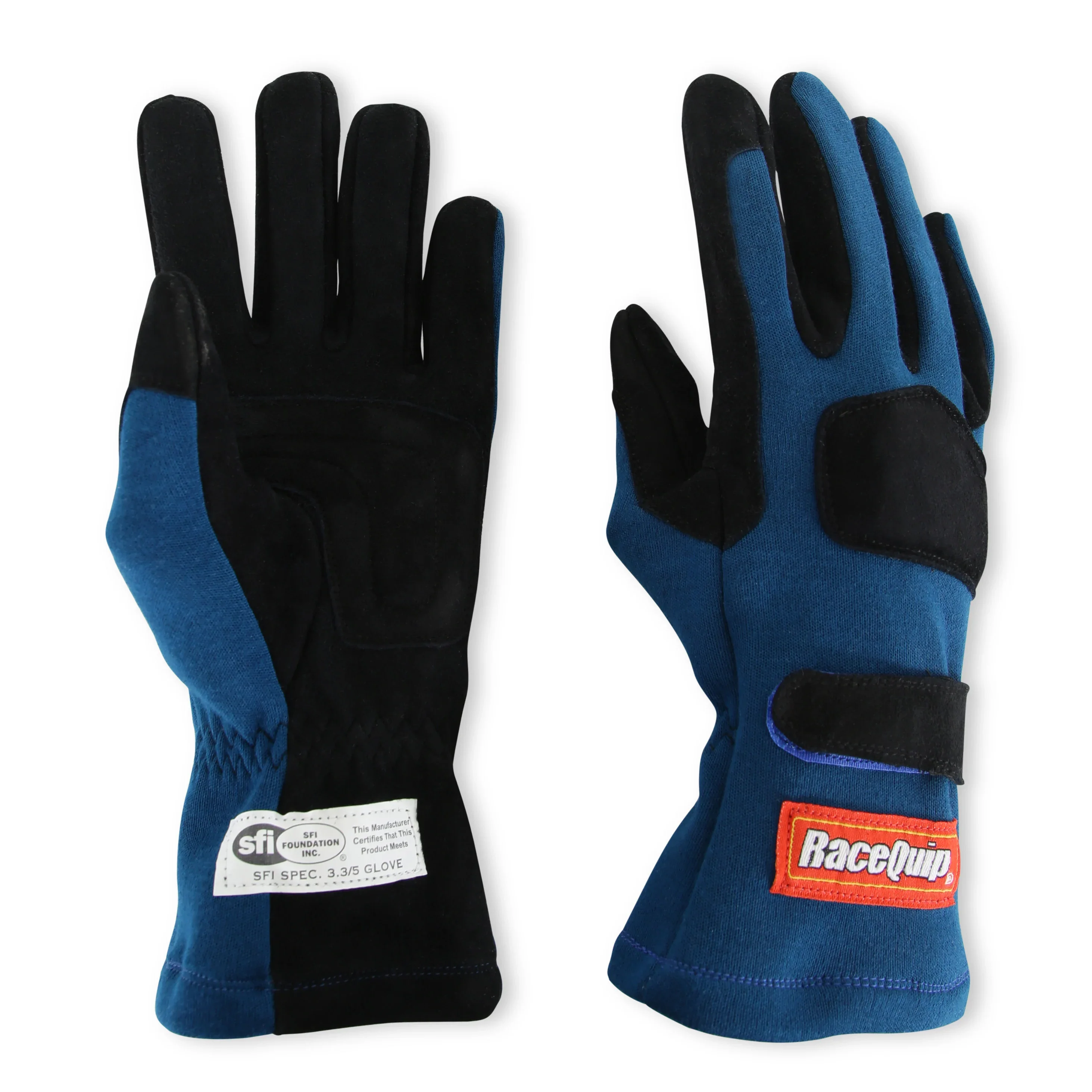 Racequip 355025 Gloves Double Layer Large Blue SFI - Image 4