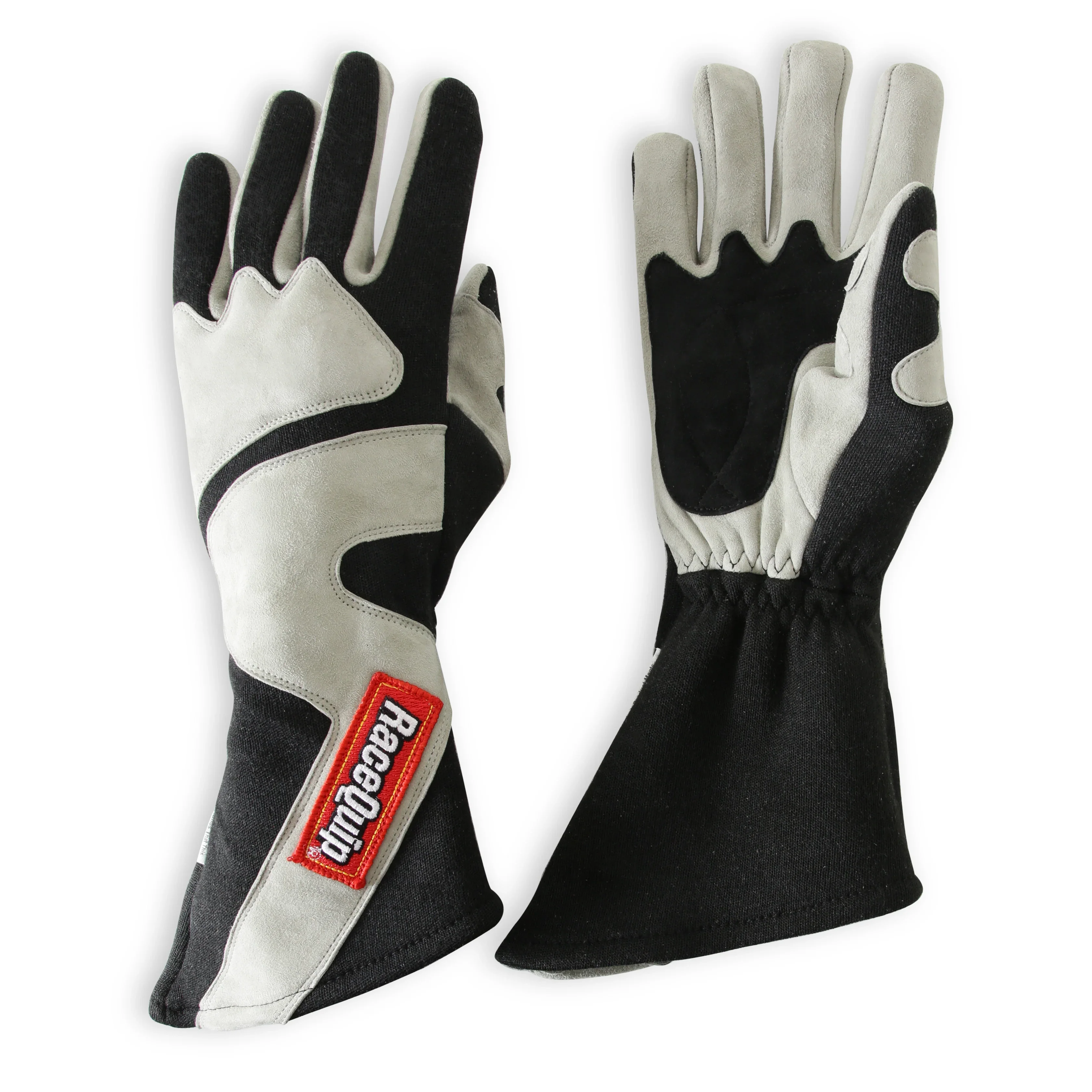 Racequip 358605 Gloves Outseam Black/ Gray Large SFI-5 - Image 3