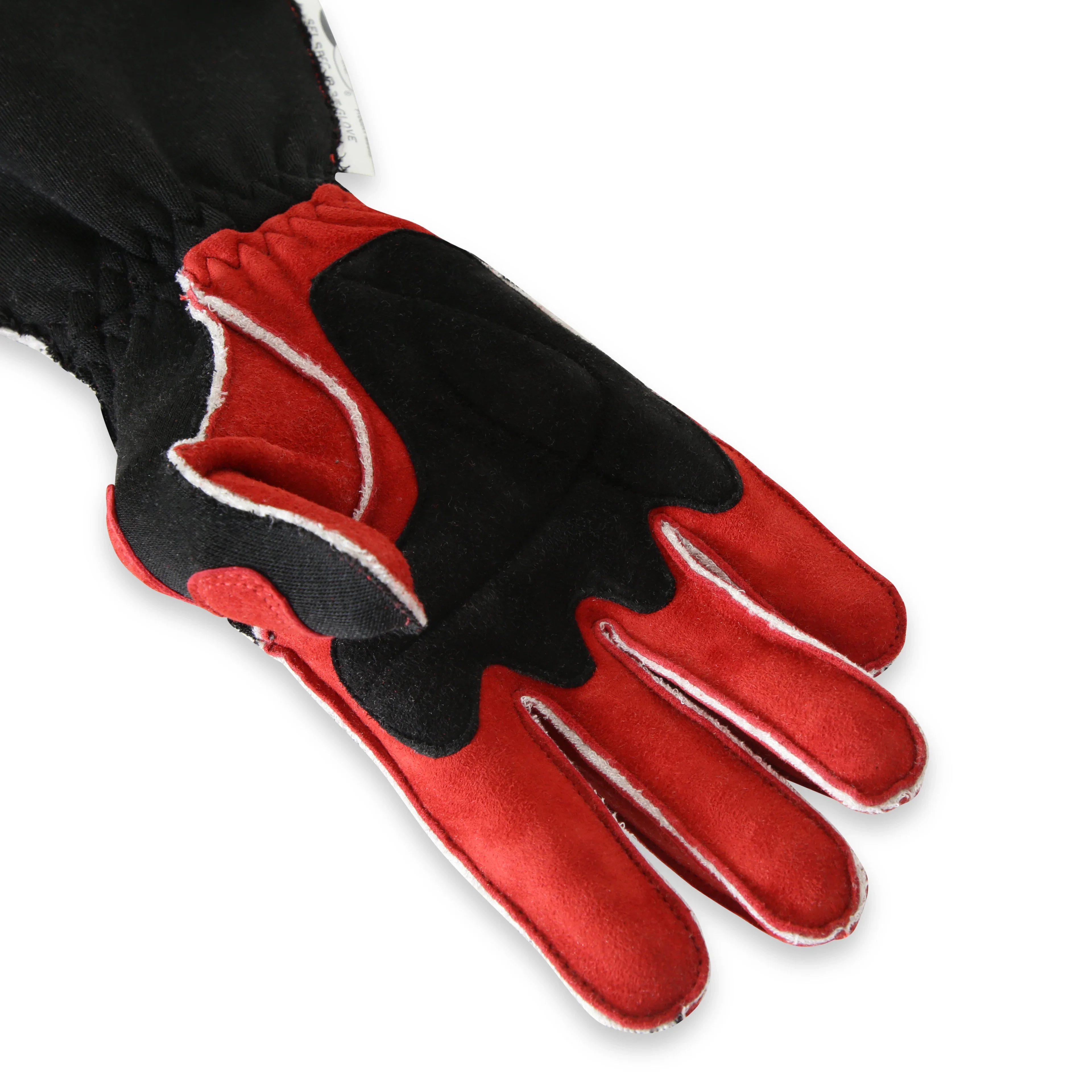 Racequip 359103 Gloves Outseam Black/Red Medium SFI-5 - Image 2