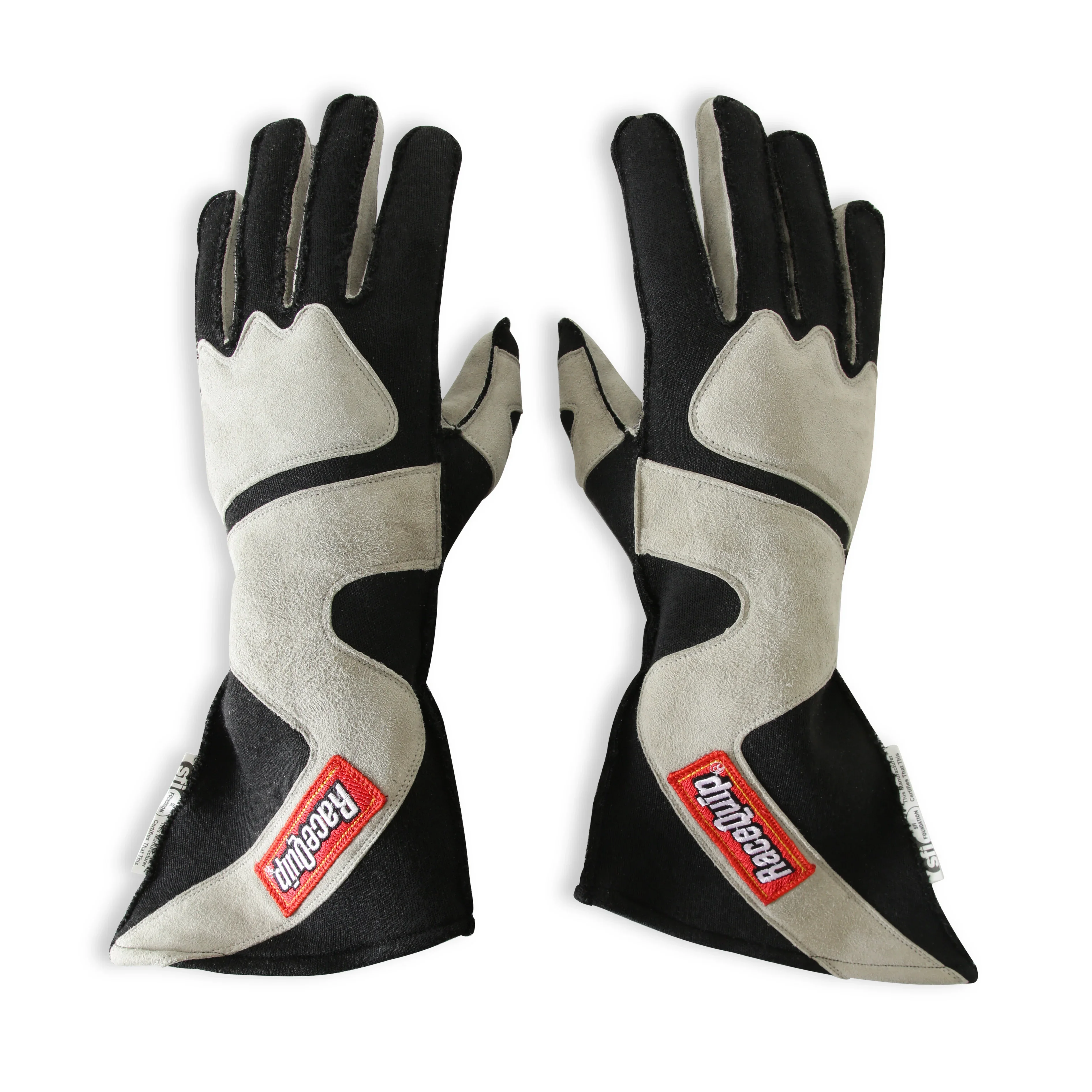Racequip 359606 Gloves Outseam Black/ Gray XL SFI-5