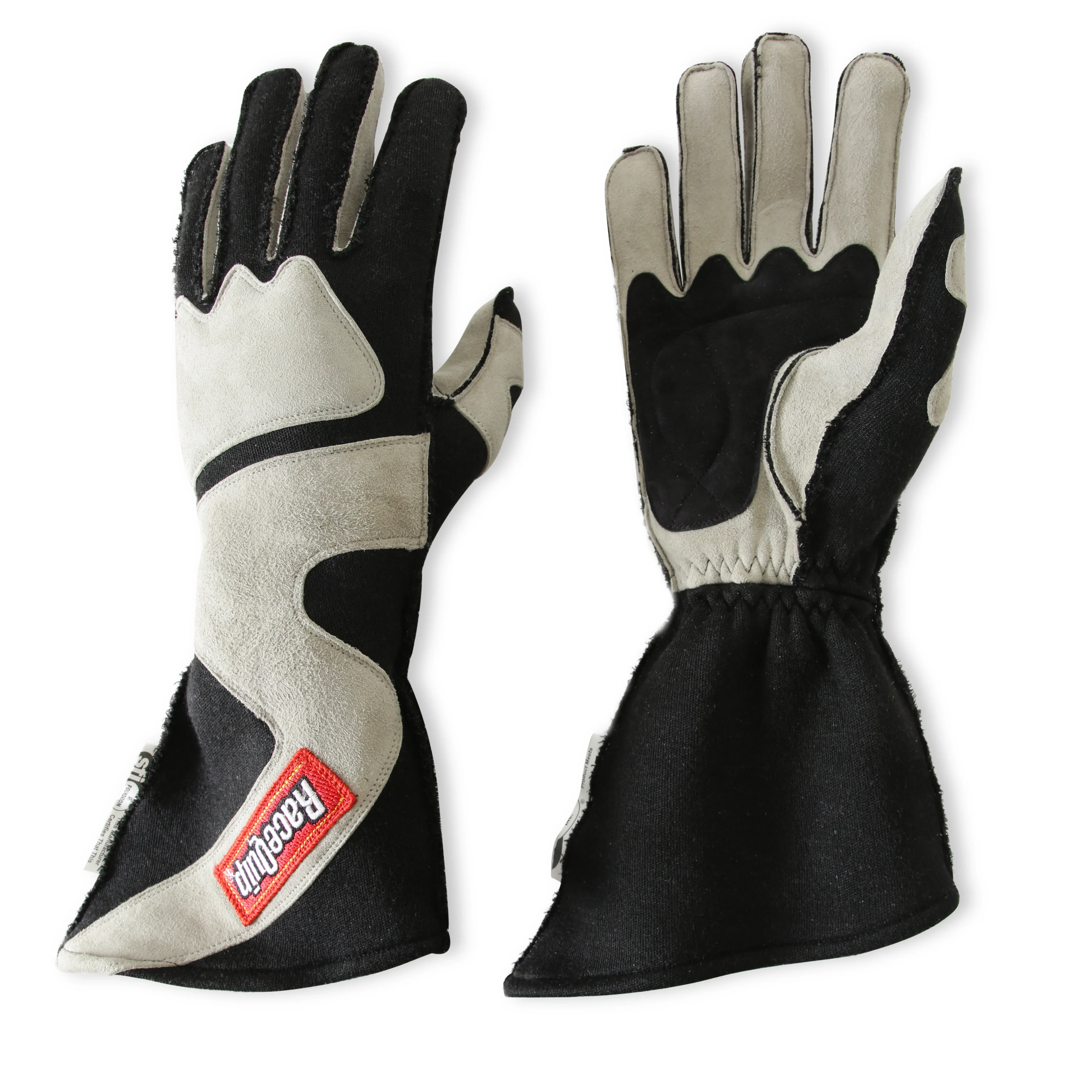 Racequip 359606 Gloves Outseam Black/ Gray XL SFI-5 - Image 2
