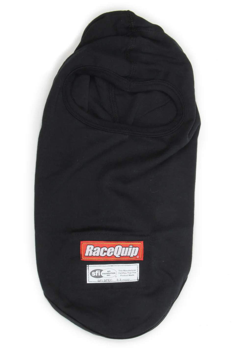 Racequip 433991 Headsock FR Black Single Layer SFI 3.3