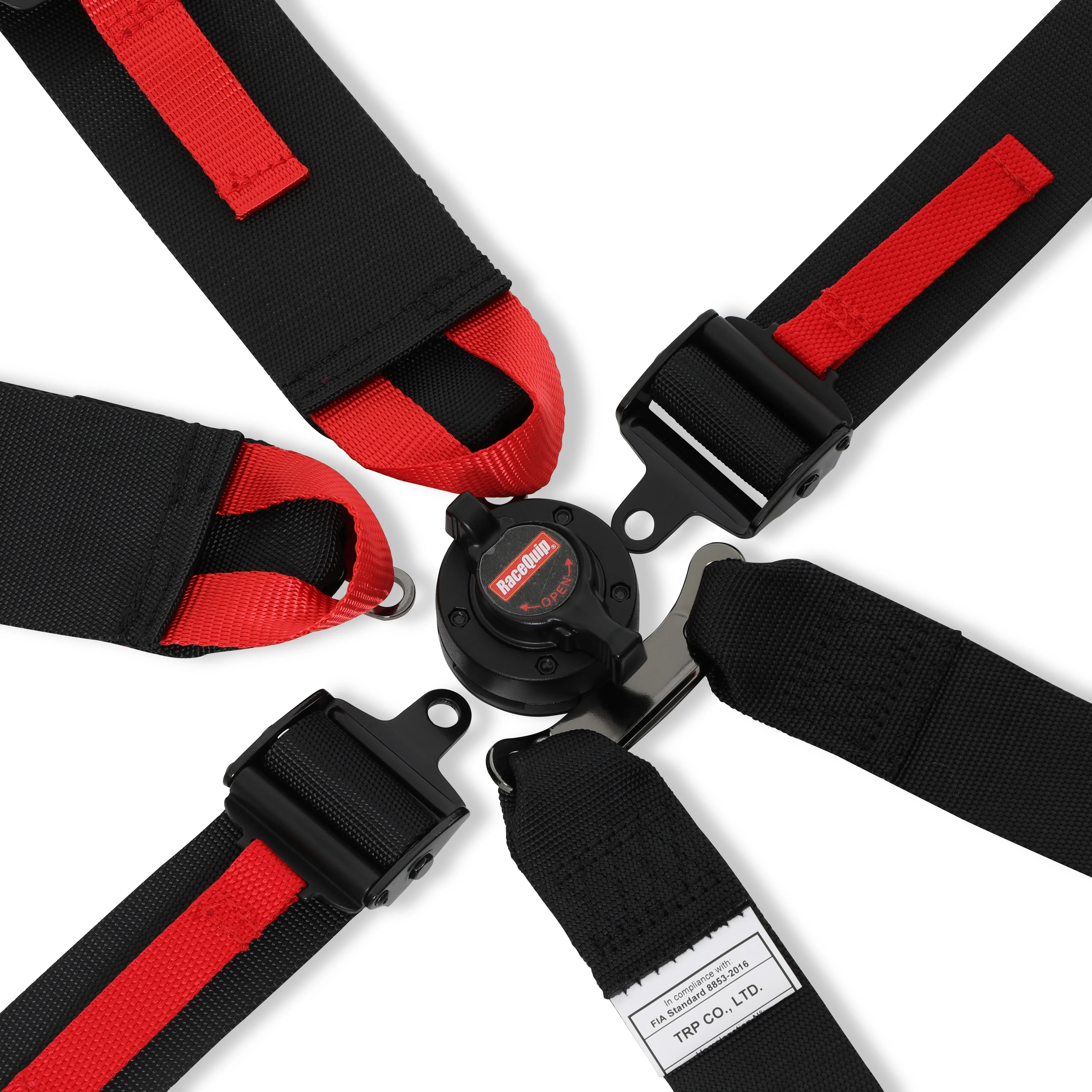Racequip 855005 6pt Harness Camlock P/D HNR Black FIA - Image 3