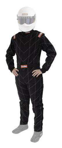 Racequip 91609049 Suit Chevron Black Medium Tall SFI-5
