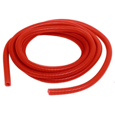 Taylor 38280 Convoluted Tubing 3/8" Diameter Red 10 Foot Roll