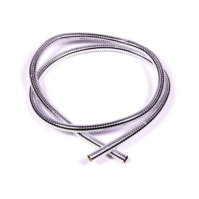 Taylor / Vertex 39001 Convoluted Tubing, 1/4 in Diameter, 41 in, Plastic, Chrome, Each