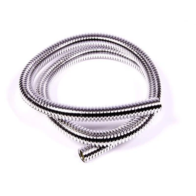 Taylor / Vertex 39003 Convoluted Tubing, 1/2 in Diameter, 41 in, Plastic Tubing, Chrome, Each