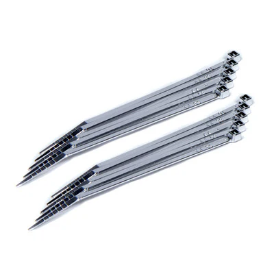 Taylor / Vertex 43083 Cable Ties, Zip Ties, 8 in, Nylon, Chrome, Set of 10