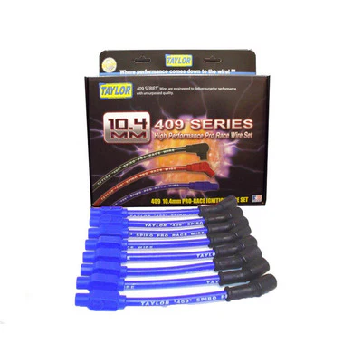 Taylor 79603 Pro Race 10.4MM 409 LS Spark Plug Wire Set Blue
