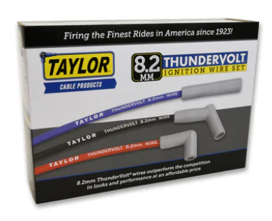 Taylor 82032 Thundervolt 8.2MM Spark Plug Wire Set Ford 4.0L Black