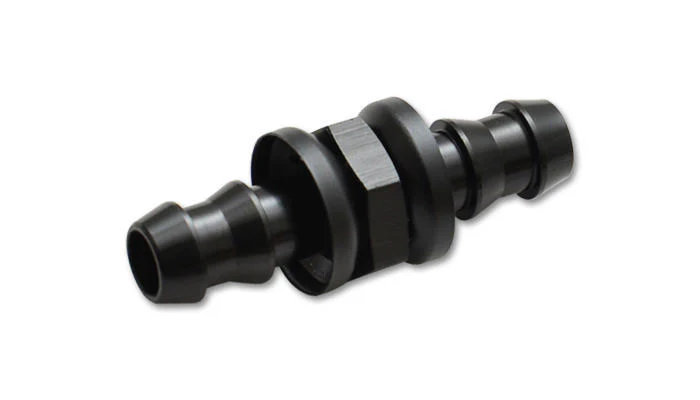 Vibrant Performance 11243 -10 Black Push-On Hose Barb Union Adapter