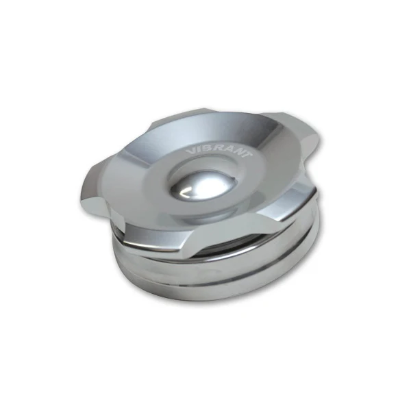 Vibrant Performance 11290 Polished Alum. Fill Cap w/Alum. Weld Bung 2in
