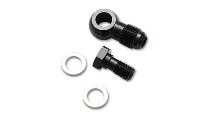 Vibrant Performance 11523 Black Banjo Adapter Assembly -6 AN to M12 x 1.5
